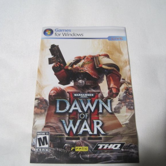 Warhammer 40,000 Dawn of War II 2 PC DVD Strategy Game Complete W/ Key & Poster - Picture 4 of 7